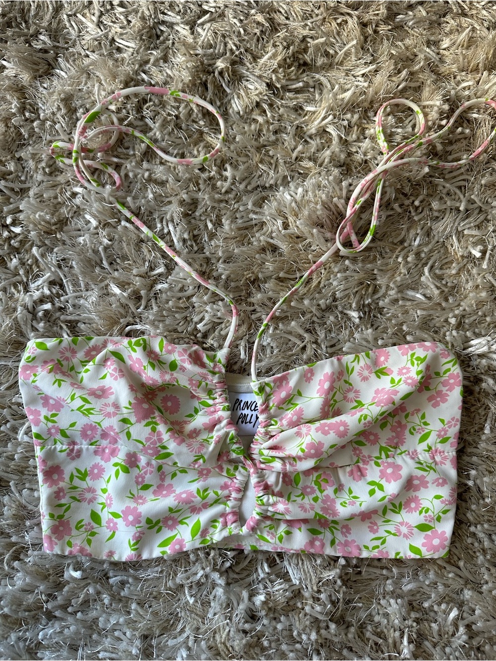 Princes Polly floral Pink & Green Top